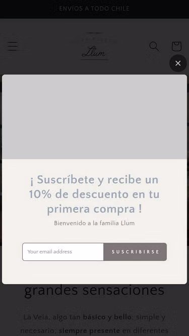 Screenshot of llum.cl