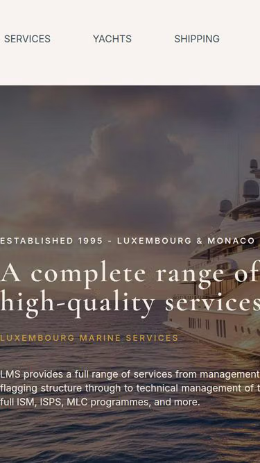 Screenshot of lms.lu
