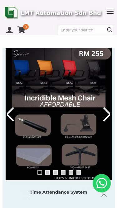Screenshot of lmt.com.my