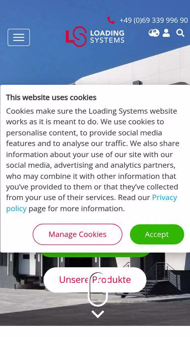 Screenshot of loading-systems.de