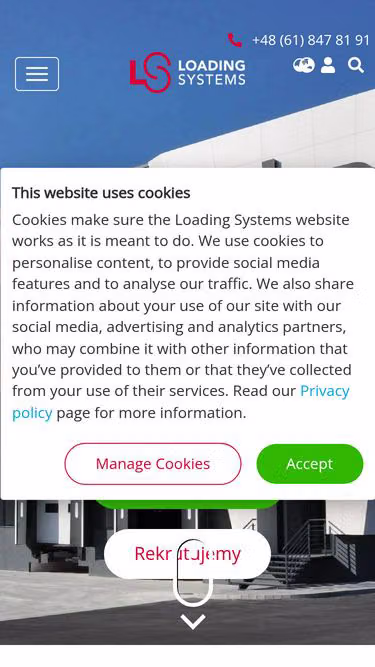 Screenshot of loading-systems.pl