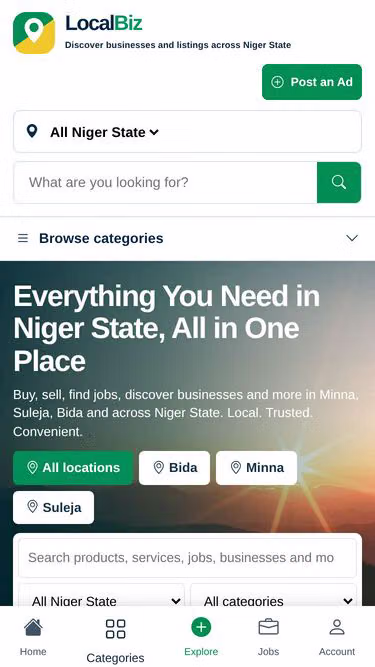 Screenshot of localbiz.com.ng