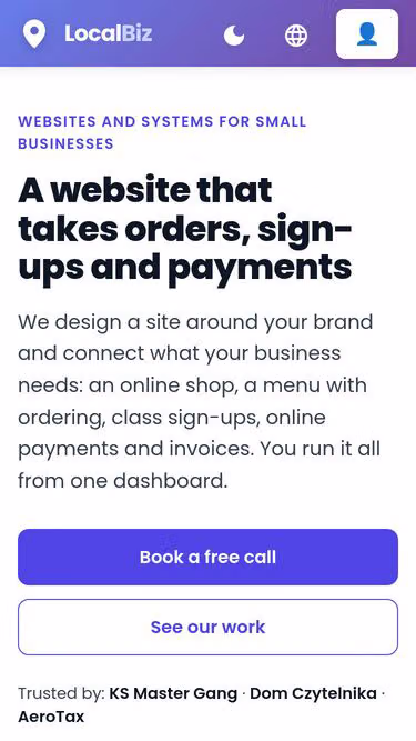 Screenshot of localbiz.pl