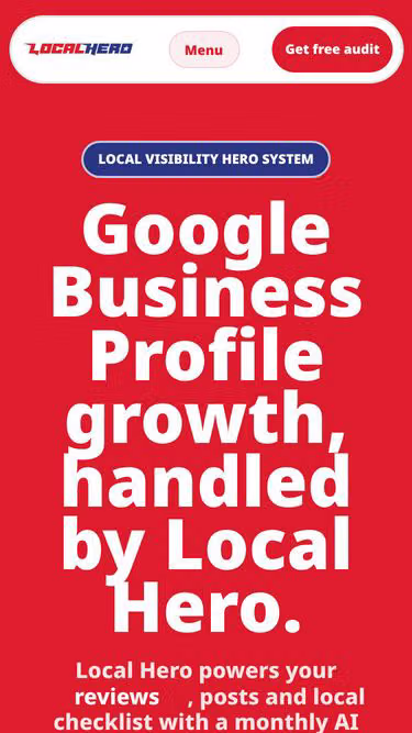 Screenshot of localhero.click