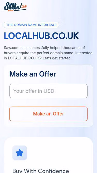 Screenshot of localhub.co.uk