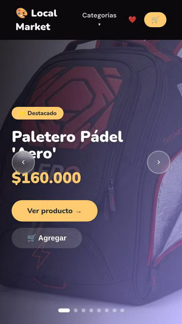 Screenshot of localmarket.lat