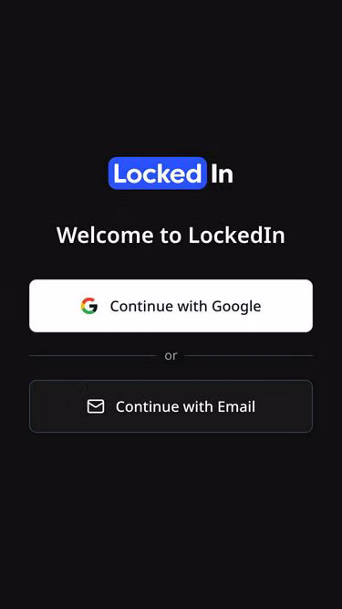 Screenshot of lockedin.page