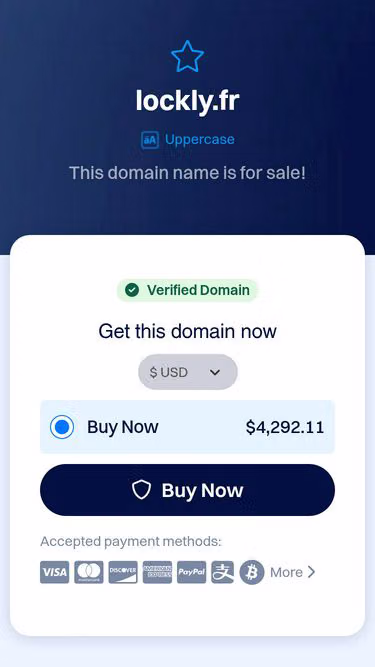 Screenshot of lockly.fr