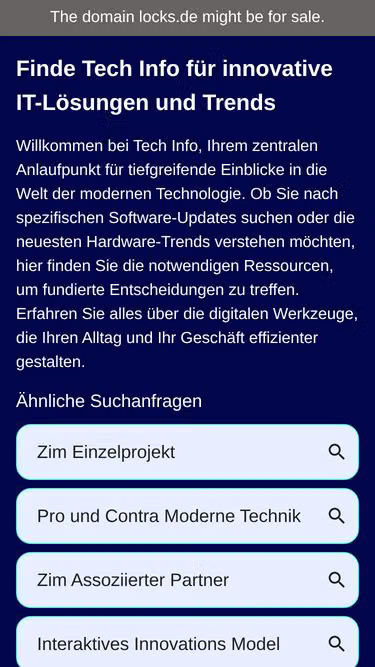 Screenshot of locks.de