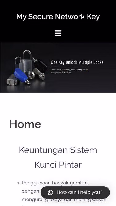 Screenshot of locks.id