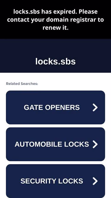 Screenshot of locks.sbs