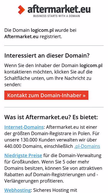 Screenshot of logicom.pl