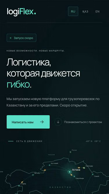 Screenshot of logiflex.kz