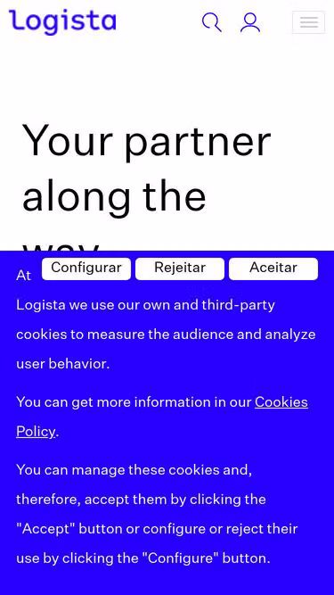Screenshot of logista.pt