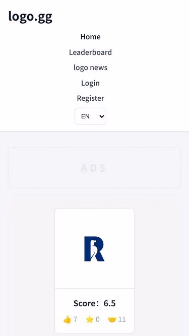 Screenshot of logo.gg