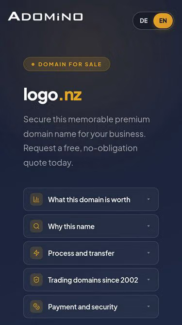 Screenshot of logo.nz