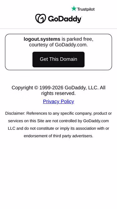 Screenshot of logout.systems