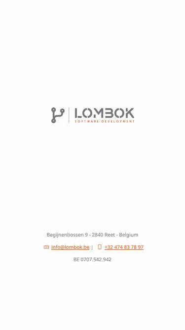 Screenshot of lombok.be