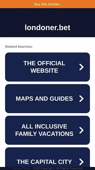 Screenshot of londoner.bet