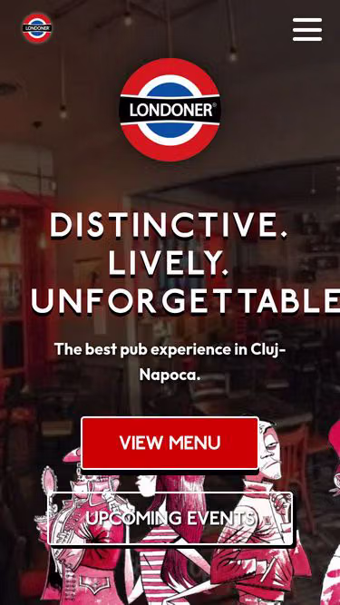 Screenshot of londoner.ro