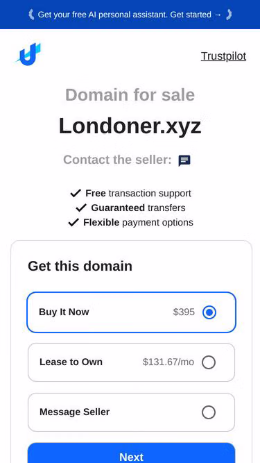 Screenshot of londoner.xyz