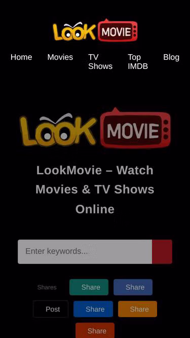 Screenshot of lookmovie.baby