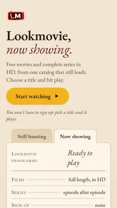 Screenshot of lookmovie.space