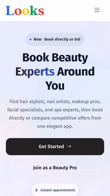 Screenshot of looks.org.uk