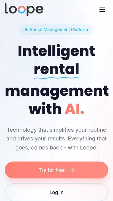 Screenshot of loope.site