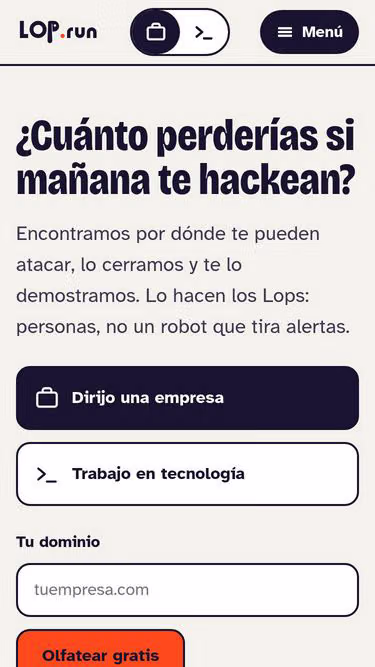 Screenshot of lop.run