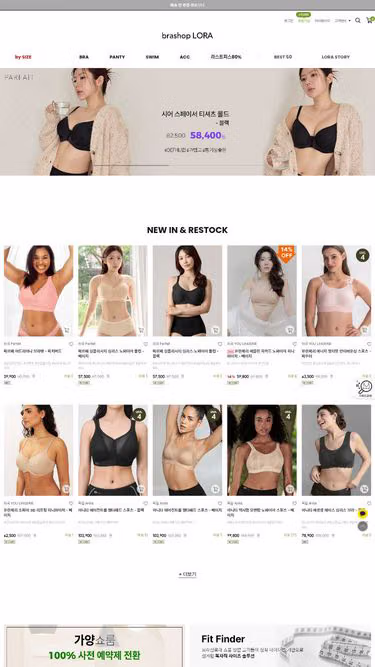 Screenshot of lora.co.kr