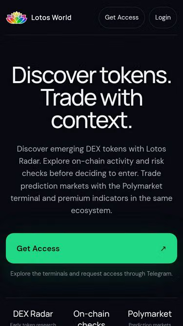 Screenshot of lotos.world