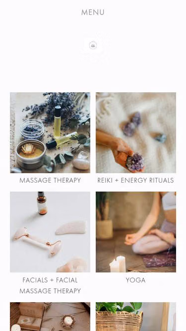 Screenshot of lotuswellness.yoga