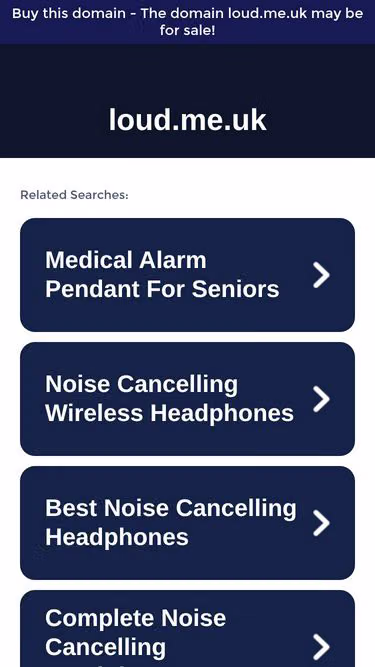 Screenshot of loud.me.uk