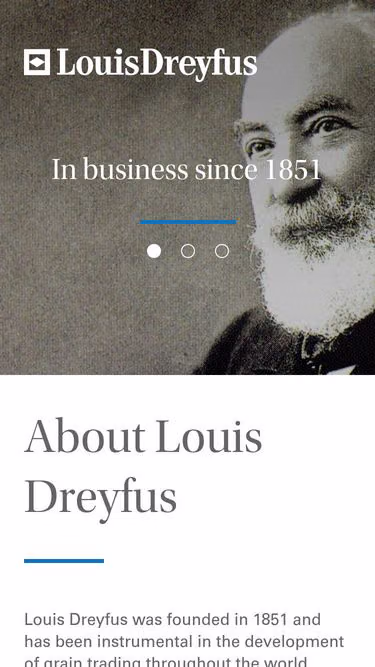 Screenshot of louisdreyfus.co.tz