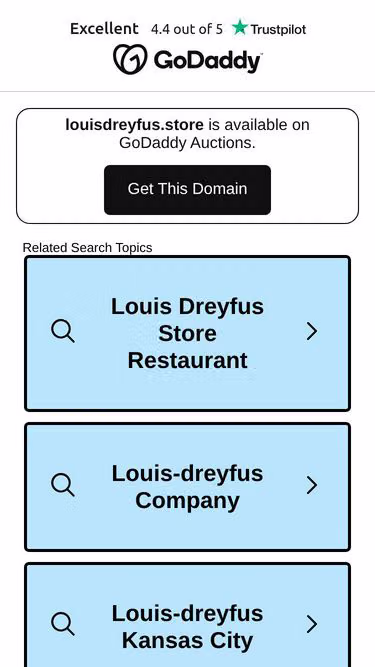 Screenshot of louisdreyfus.store