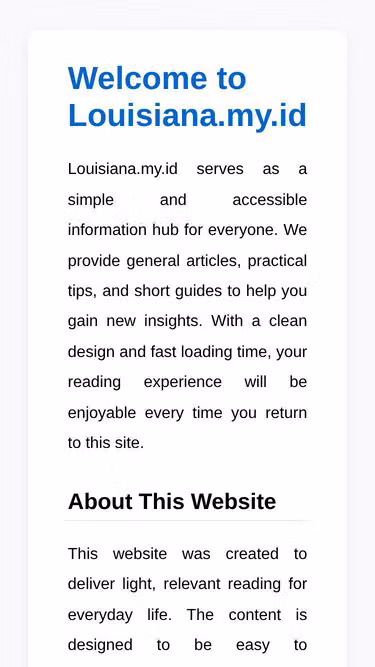 Screenshot of louisiana.my.id