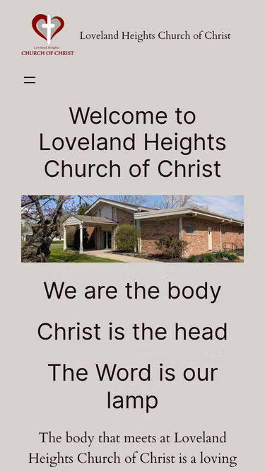 Screenshot of loveland.church