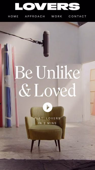 Screenshot of lovers.co