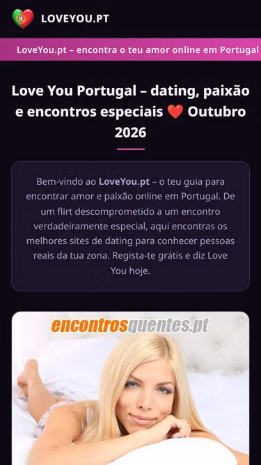 Screenshot of loveyou.pt