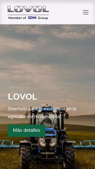 Screenshot of lovol.pe