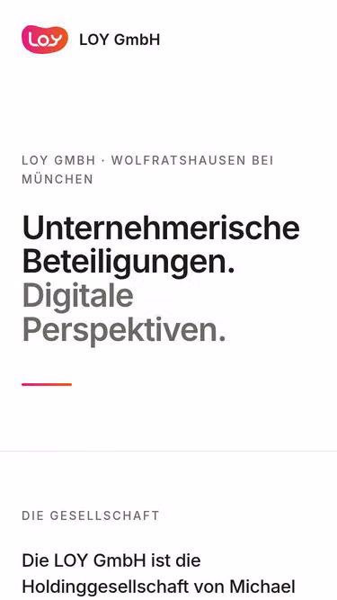 Screenshot of loy.info