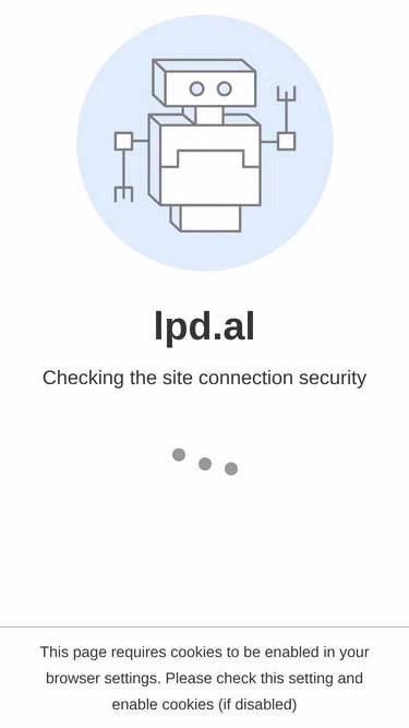 Screenshot of lpd.al