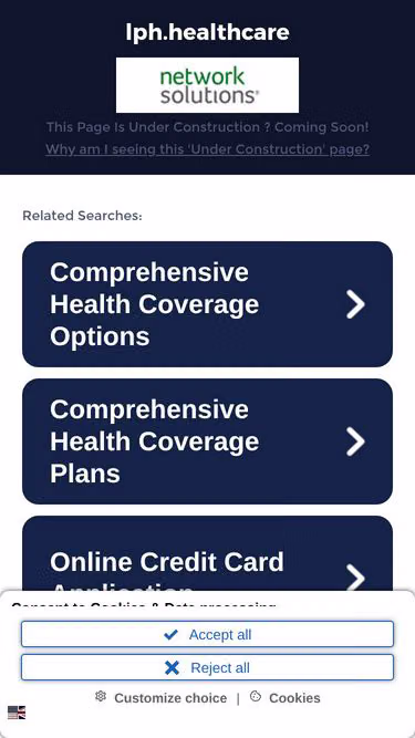 Screenshot of lph.healthcare