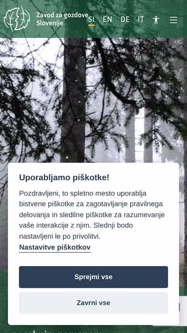 Screenshot of lpn.si