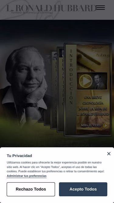 Screenshot of lronhubbard.co