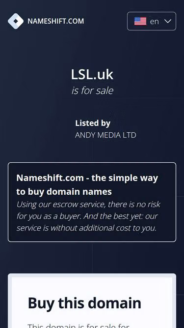 Screenshot of lsl.uk