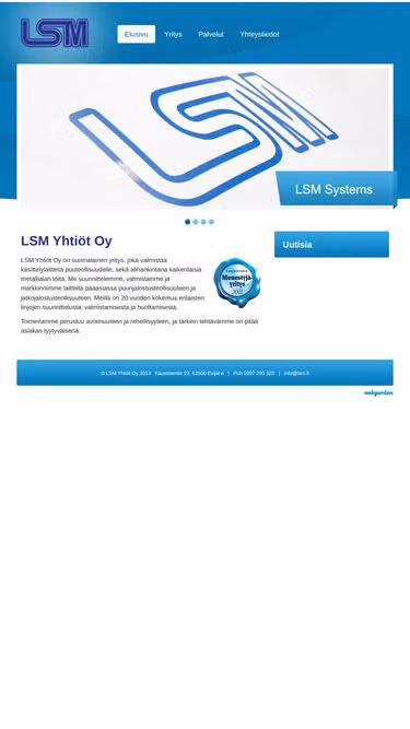 Screenshot of lsm.fi