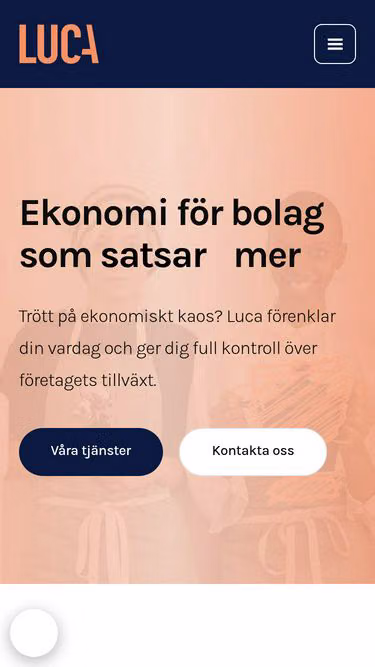 Screenshot of luca.se