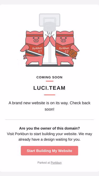 Screenshot of luci.team